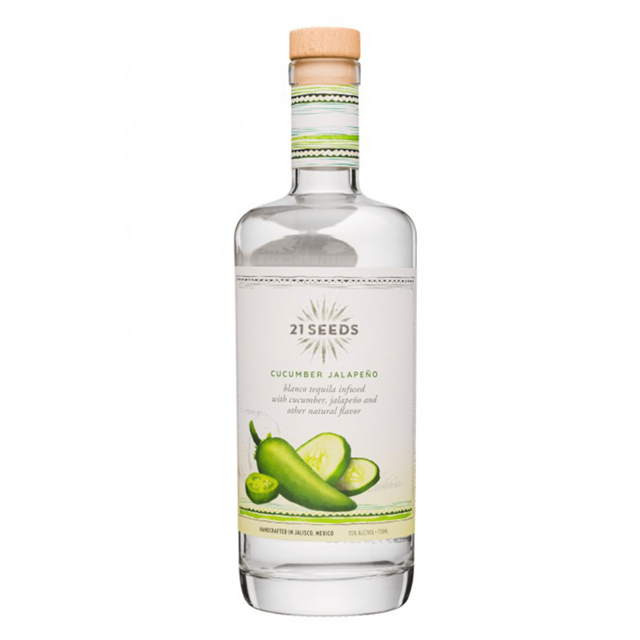 21 Seeds Cucumber Jalapeno Tequila - Liquor Boutique