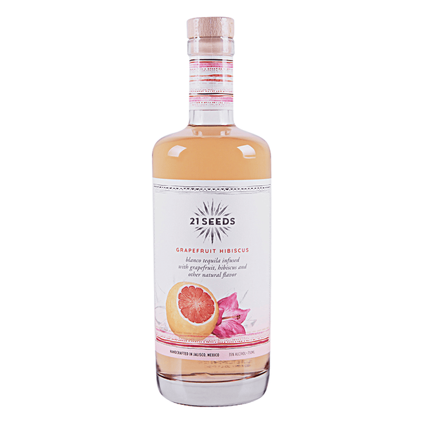 21 Seeds Grapefruit Hibiscus Tequila 750ml - Liquor Boutique
