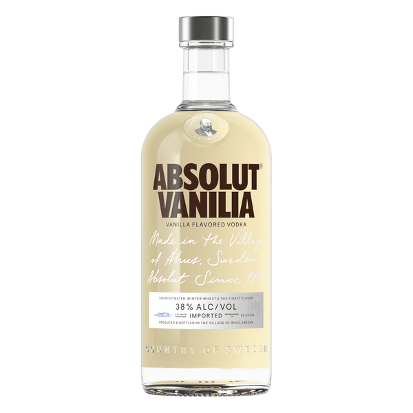 Absolut Vanilla Flavored Vodka 750ml - Liquor Boutique