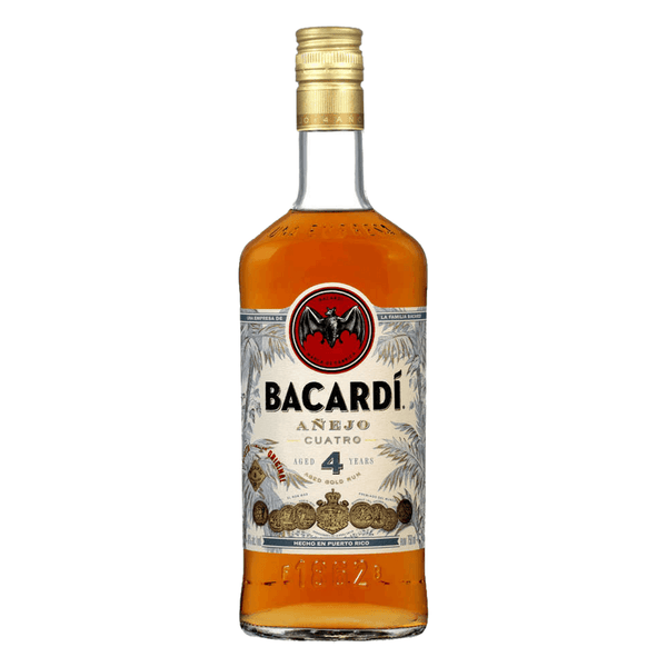 Bacardí Añejo Cuatro 4 Year Gold Rum - Liquor Boutique