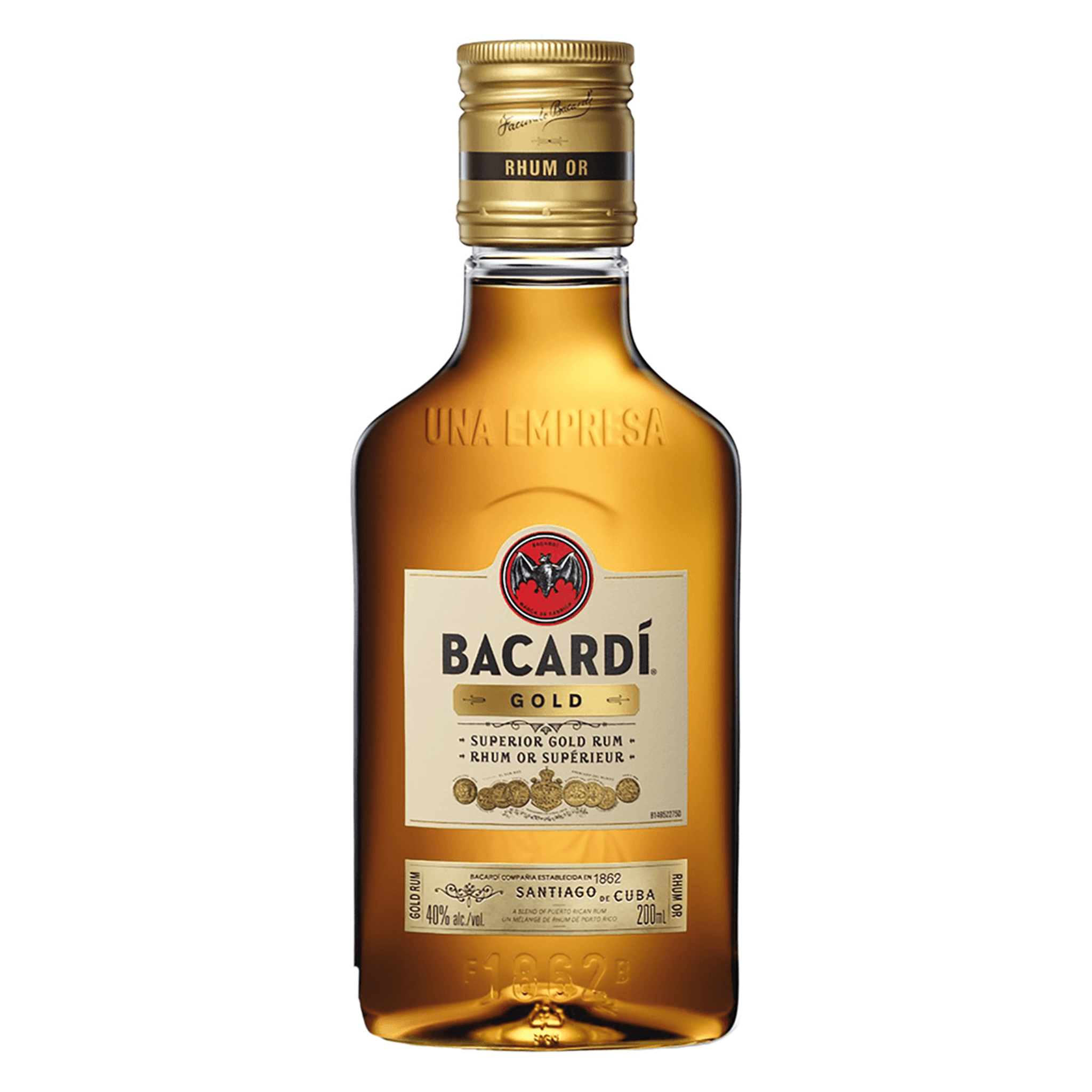 Bacardi Gold Rum 200ml - Liquor Boutique
