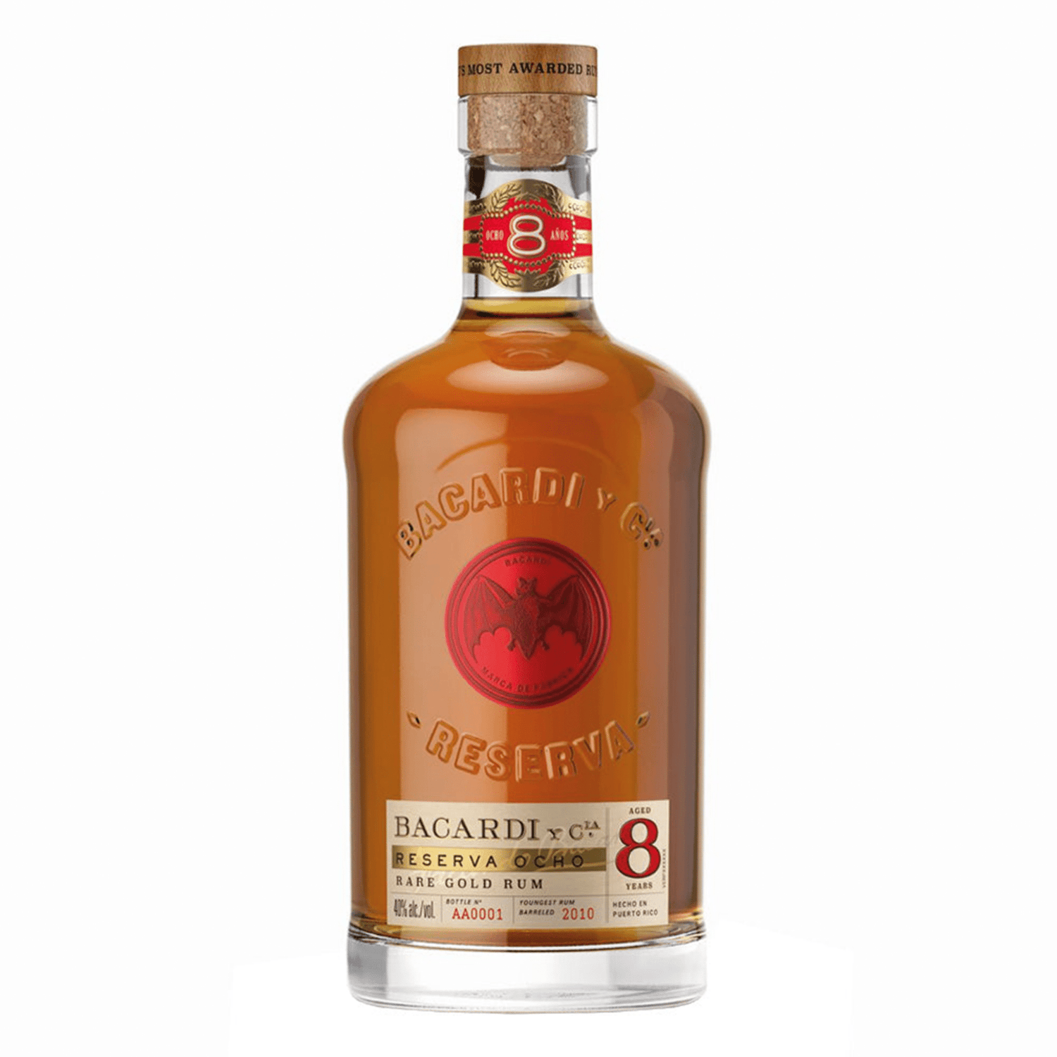 Bacardí Reserva Ocho 8 Year Rare Gold Rum - Liquor Boutique