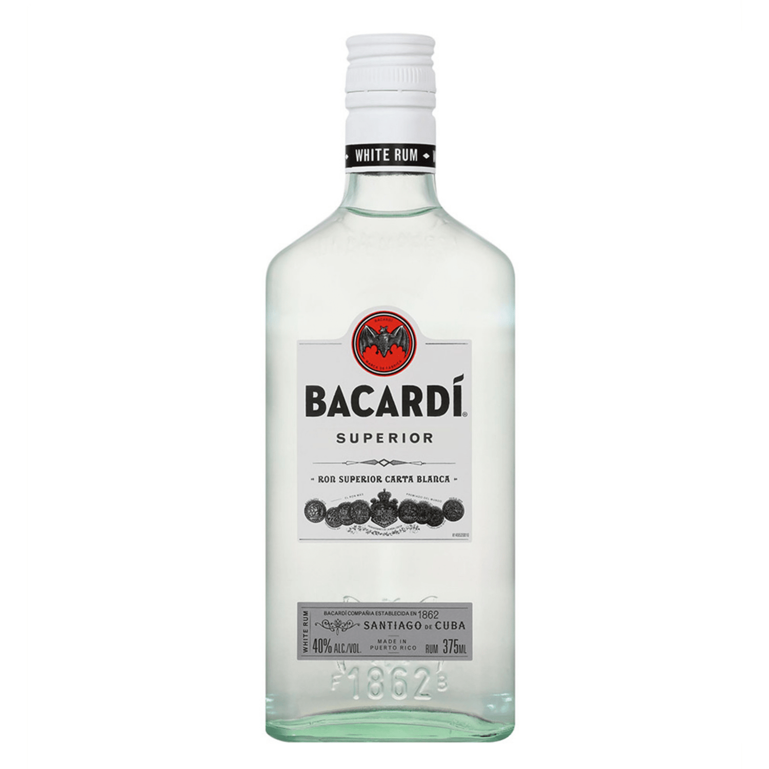 Bacardi Superior Rum 375ml - Liquor Boutique