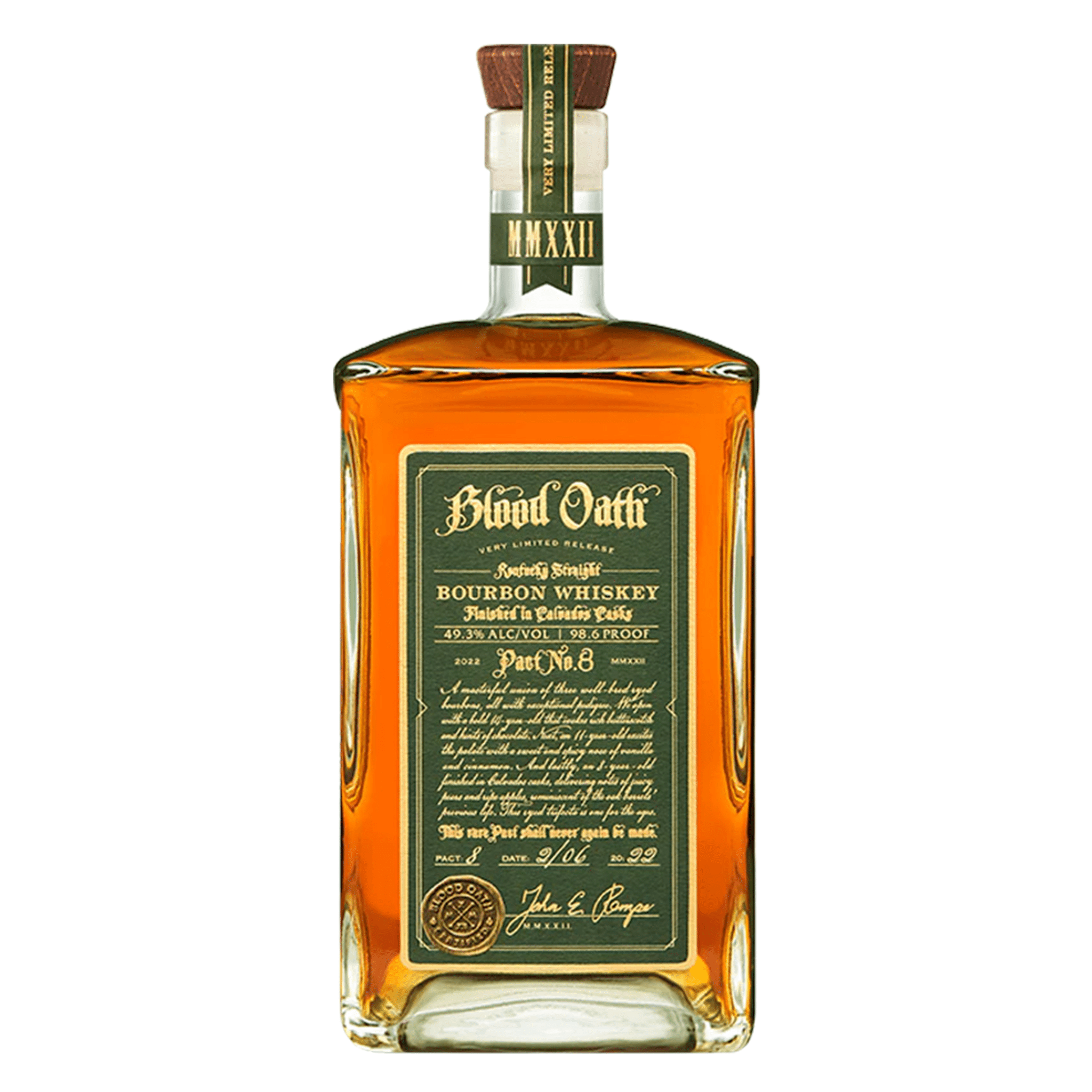 Blood Oath Pact No. 8 Bourbon Whiskey - Liquor Boutique