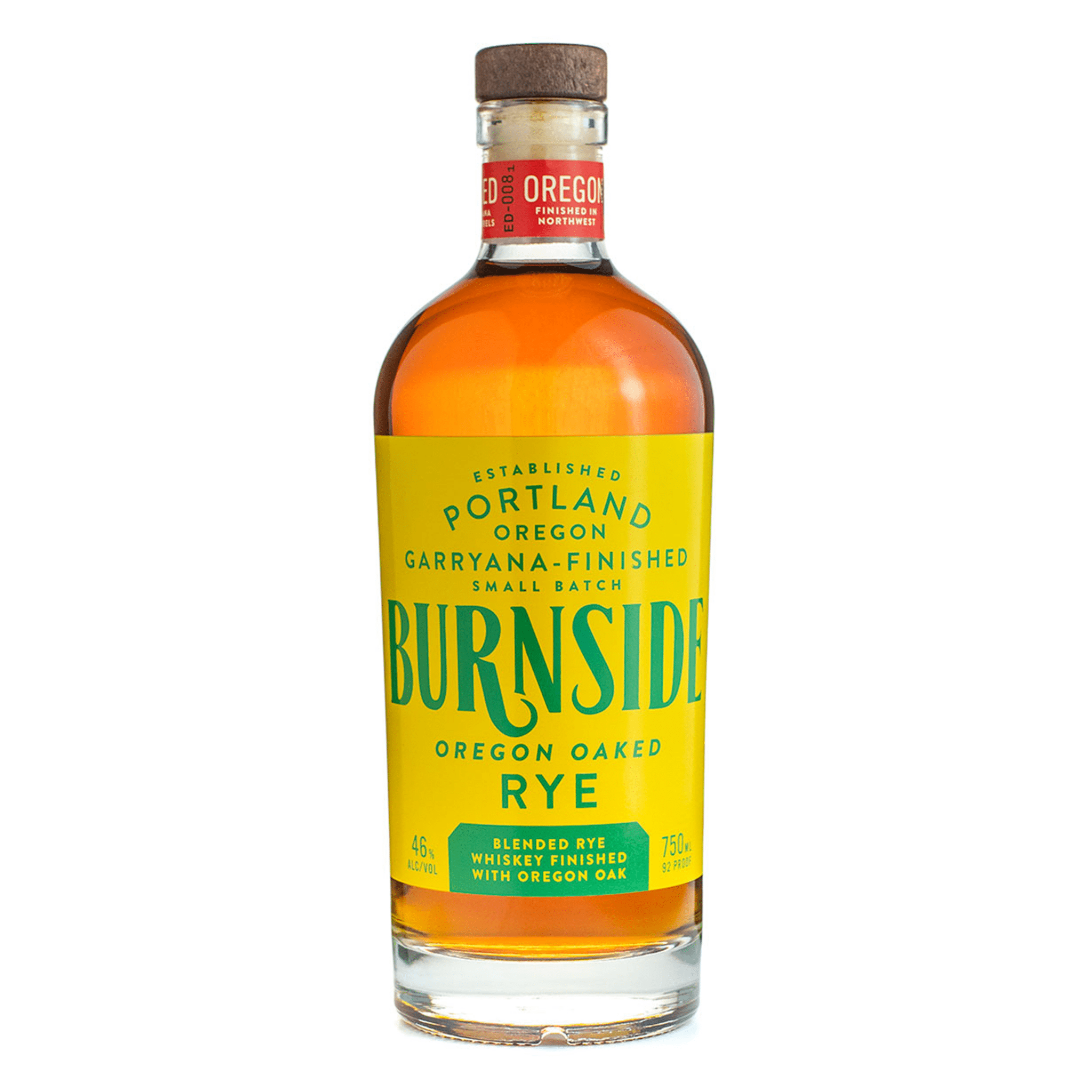 Burnside Small Batch Oregon Oaked Rye Whiskey - Liquor Boutique