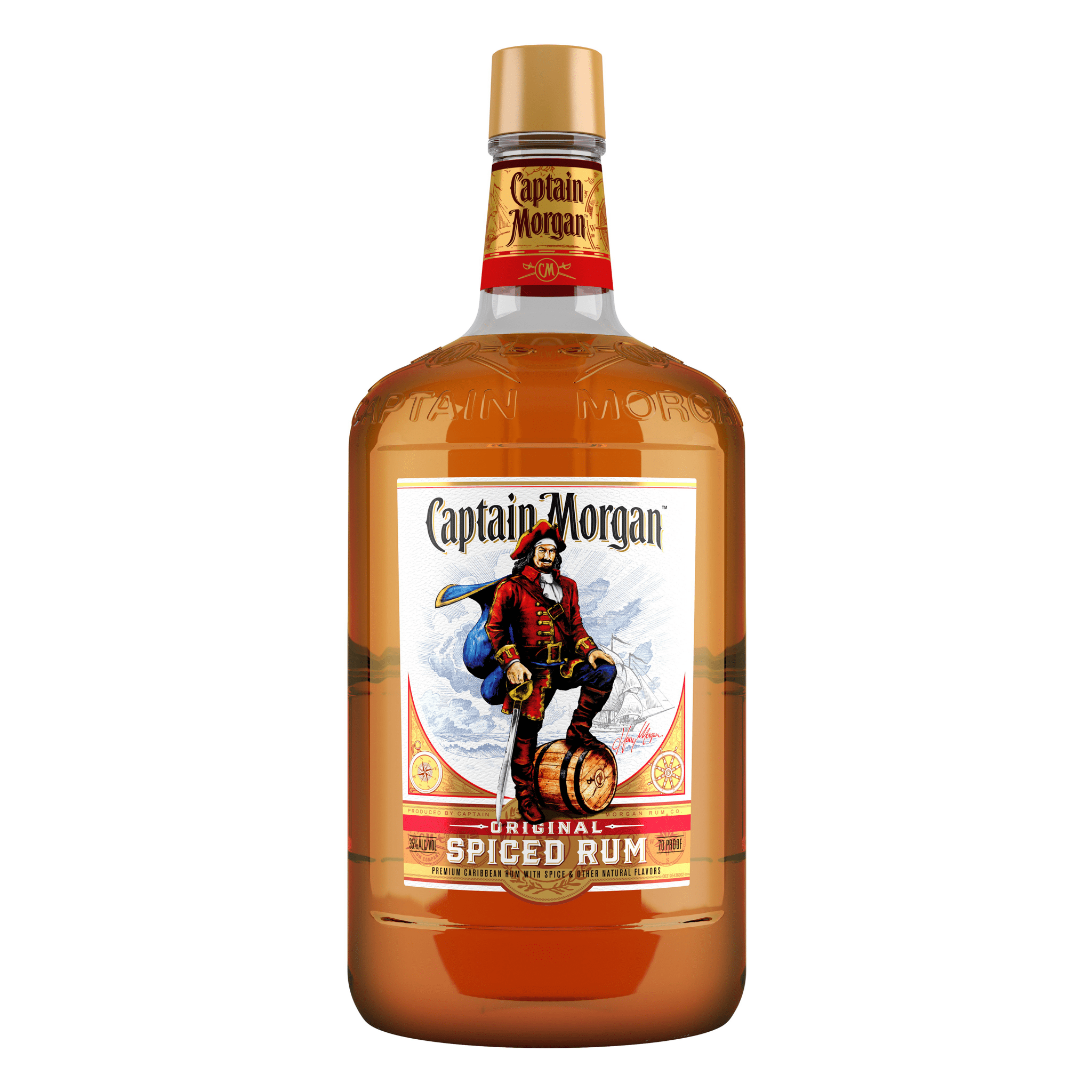 Captain Morgan Original Spiced Rum 1.75 Liter - Liquor Boutique