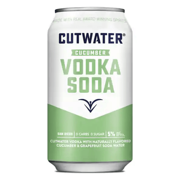Cutwater Cucumber Vodka Soda 4-Pack - Liquor Boutique