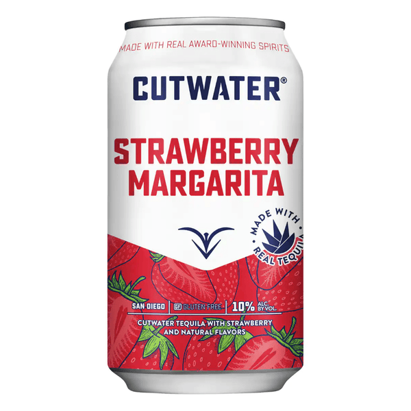 Cutwater Strawberry Margarita 4-Pack - Liquor Boutique