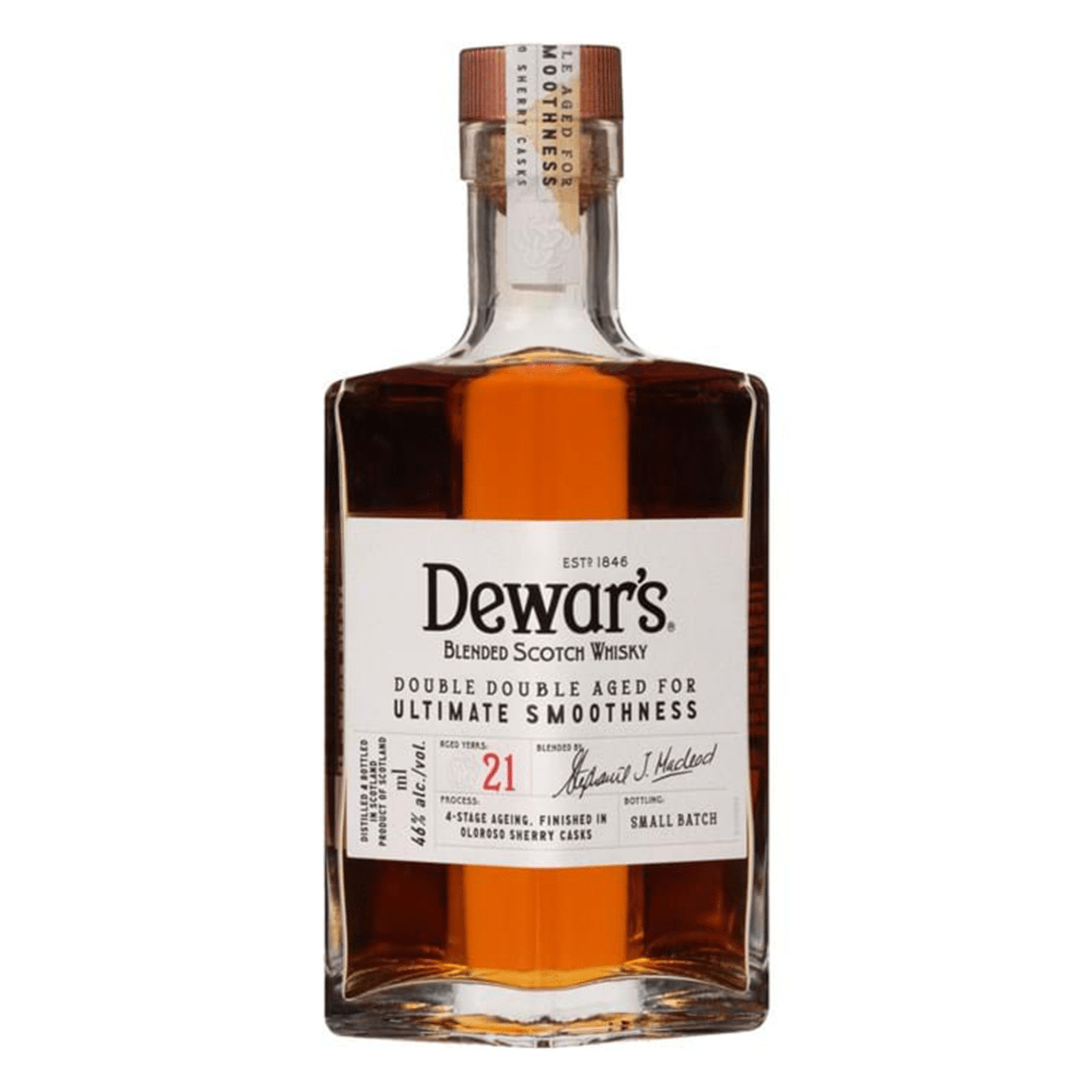 Dewar's 21 Year Double Double Aged Blended Malt Scotch Whisky - Liquor Boutique