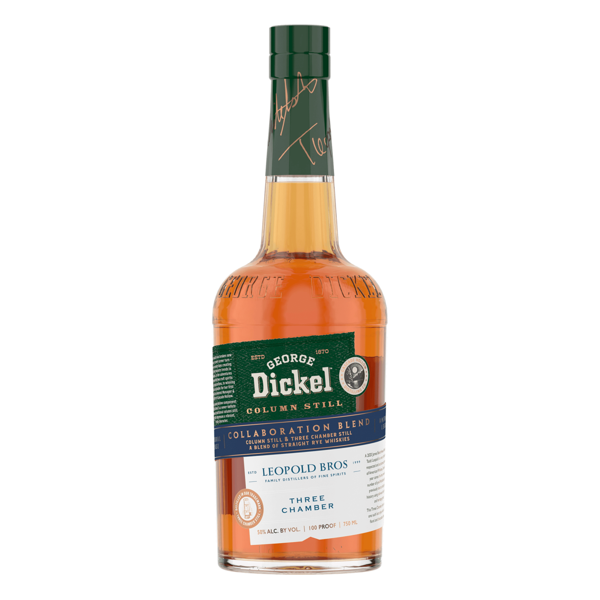 George Dickel X Leopold Bros Collaboration Blend Rye Whiskey - Liquor Boutique