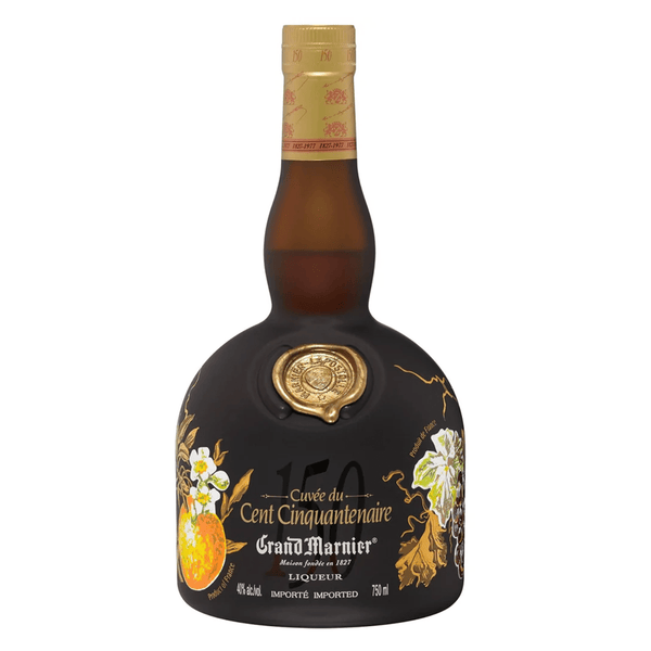 Grand Marnier Cuvée Spéciale Cent Cinquantenaire 150th Anniversary Liqueur “Hand Painted” - Liquor Boutique