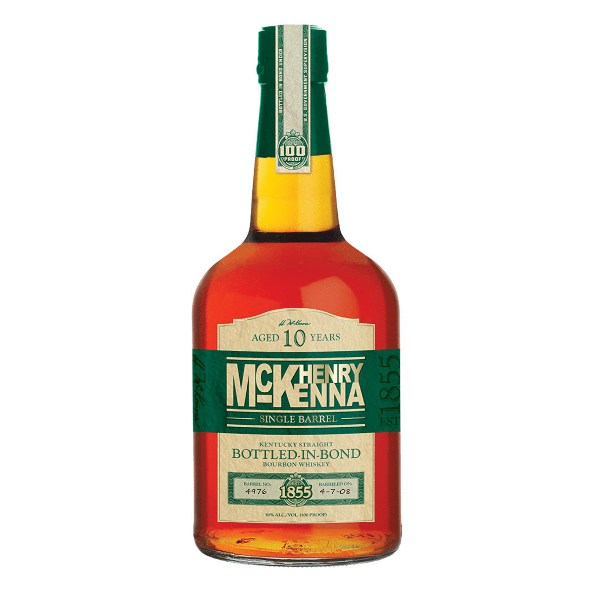 Henry McKenna 10 Year Bottled in Bond Bourbon Whiskey - Liquor Boutique