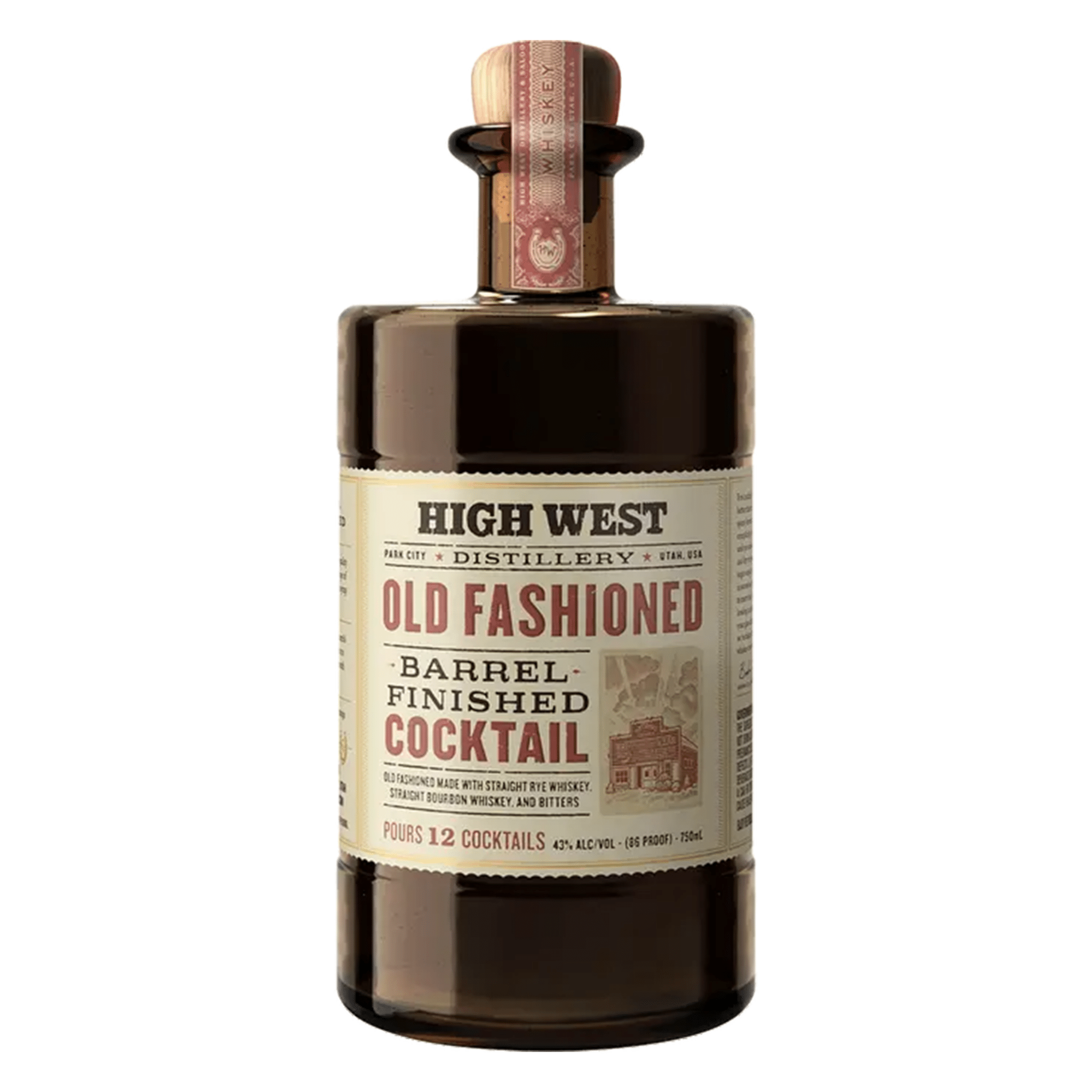 High West Barrel Finished Old Fashioned Cocktail - Liquor Boutique