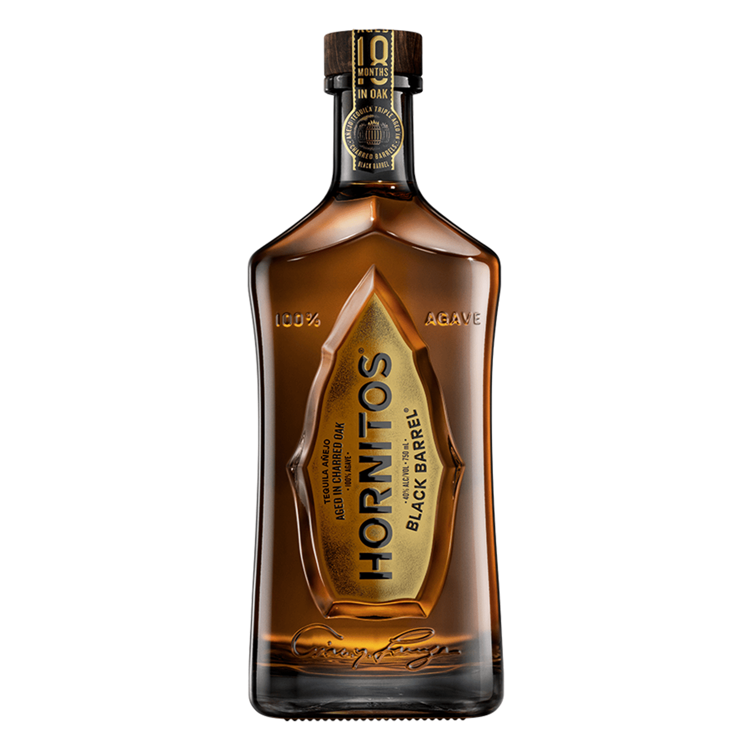 Hornitos Black Barrel Añejo Tequila 750ml - Liquor Boutique
