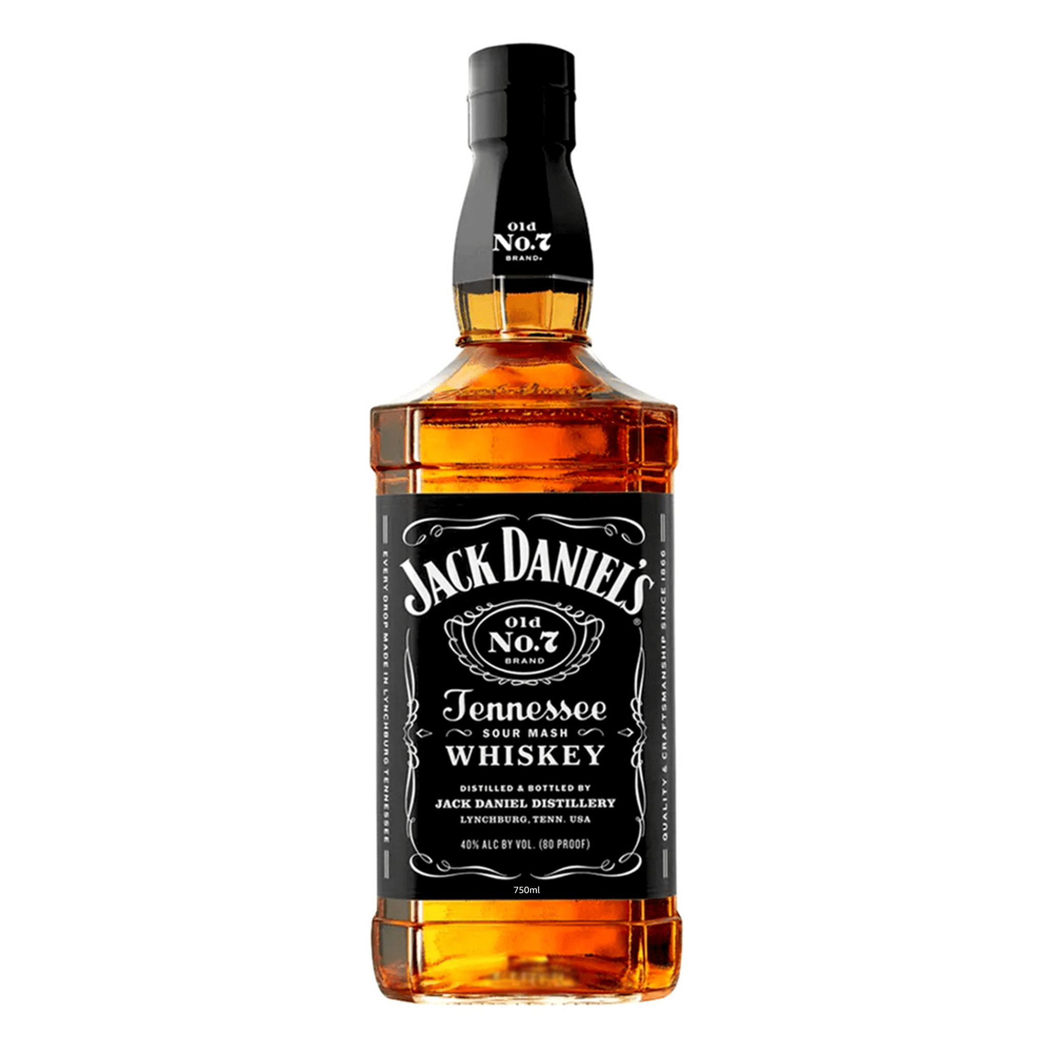 Jack Daniel's Old No. 7 Sour Mash Tennessee Whiskey - 750ml - Liquor Boutique