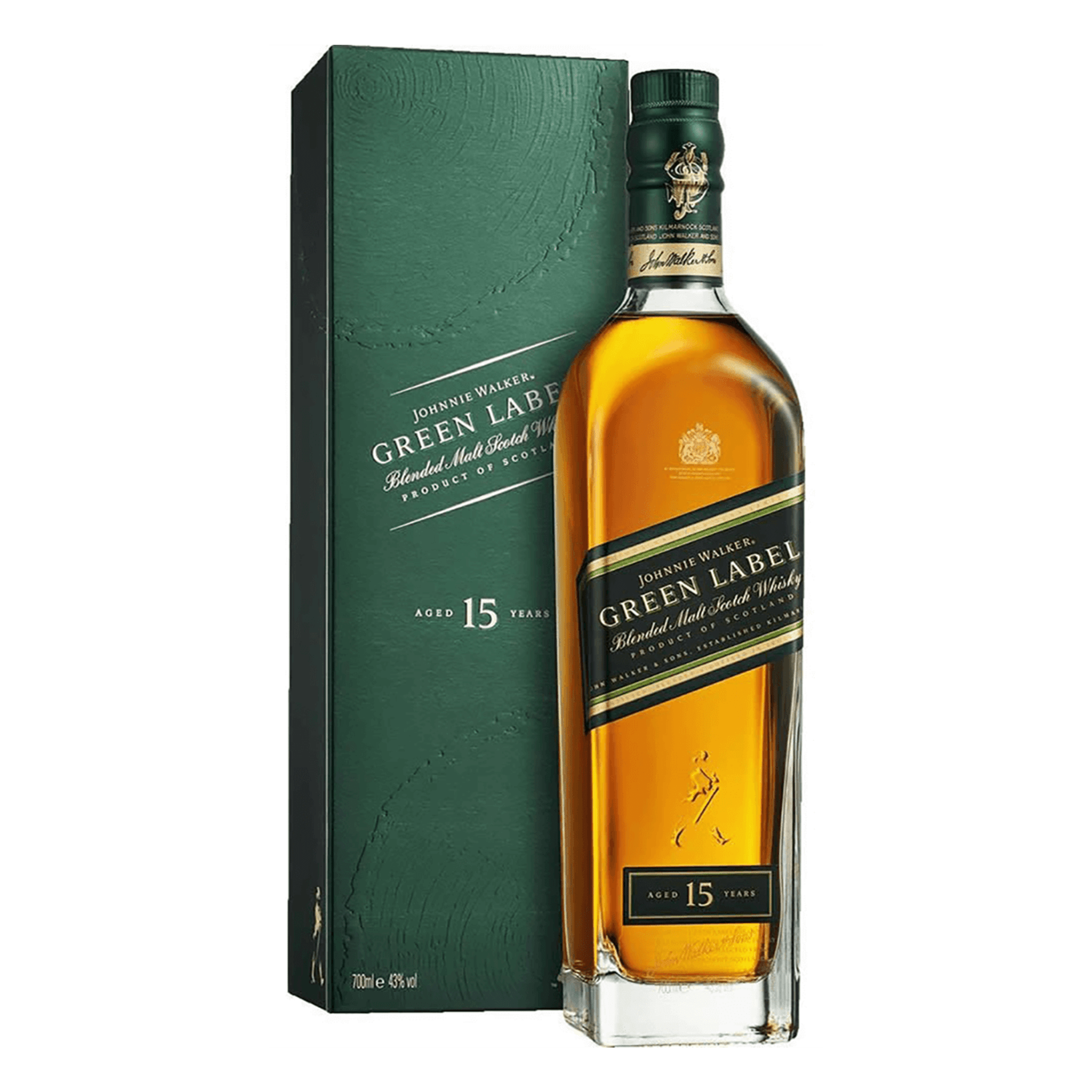 Johnnie Walker Green Label Blended Malt Scotch Whisky - Liquor Boutique