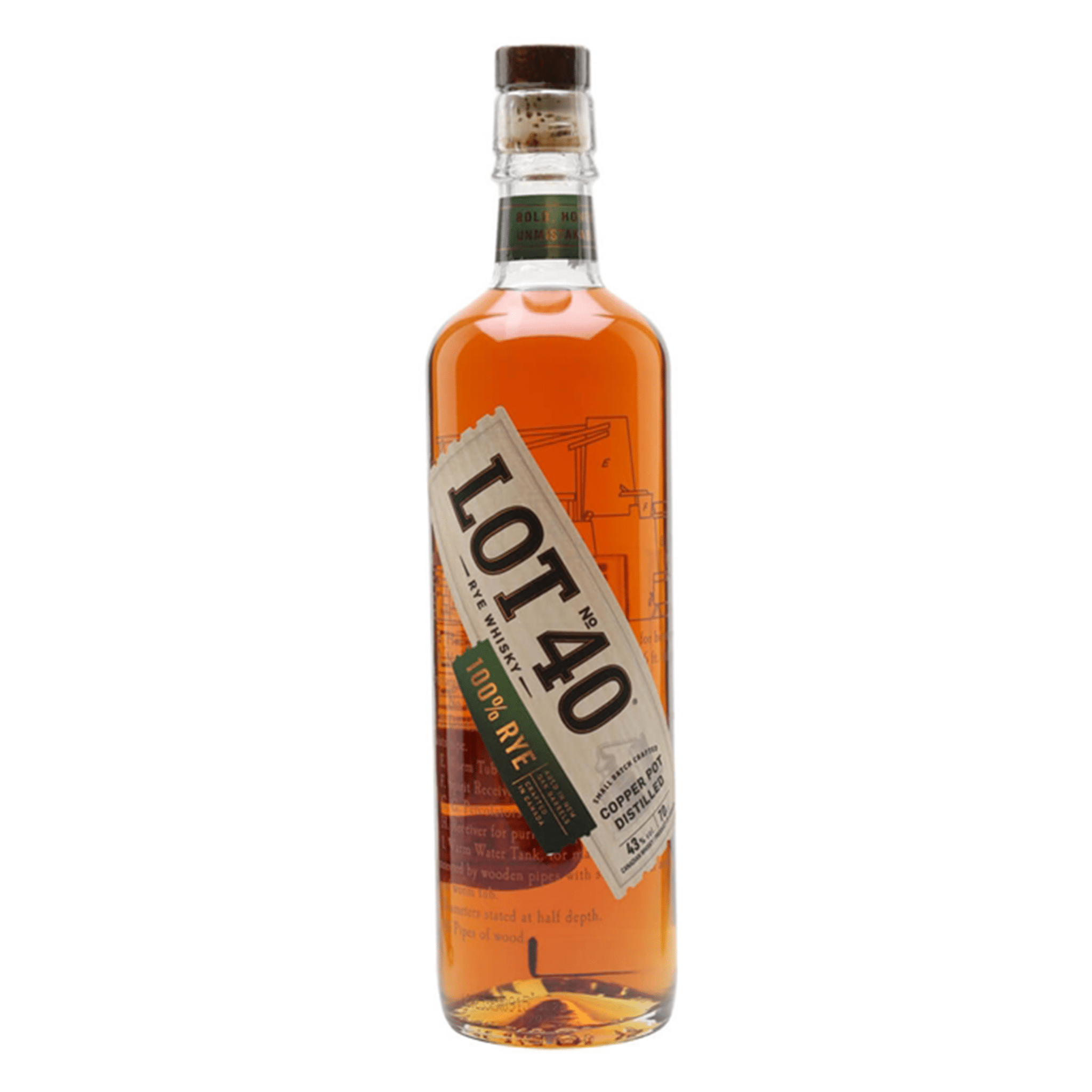 Lot No. 40 Canadian Rye Whisky - Liquor Boutique