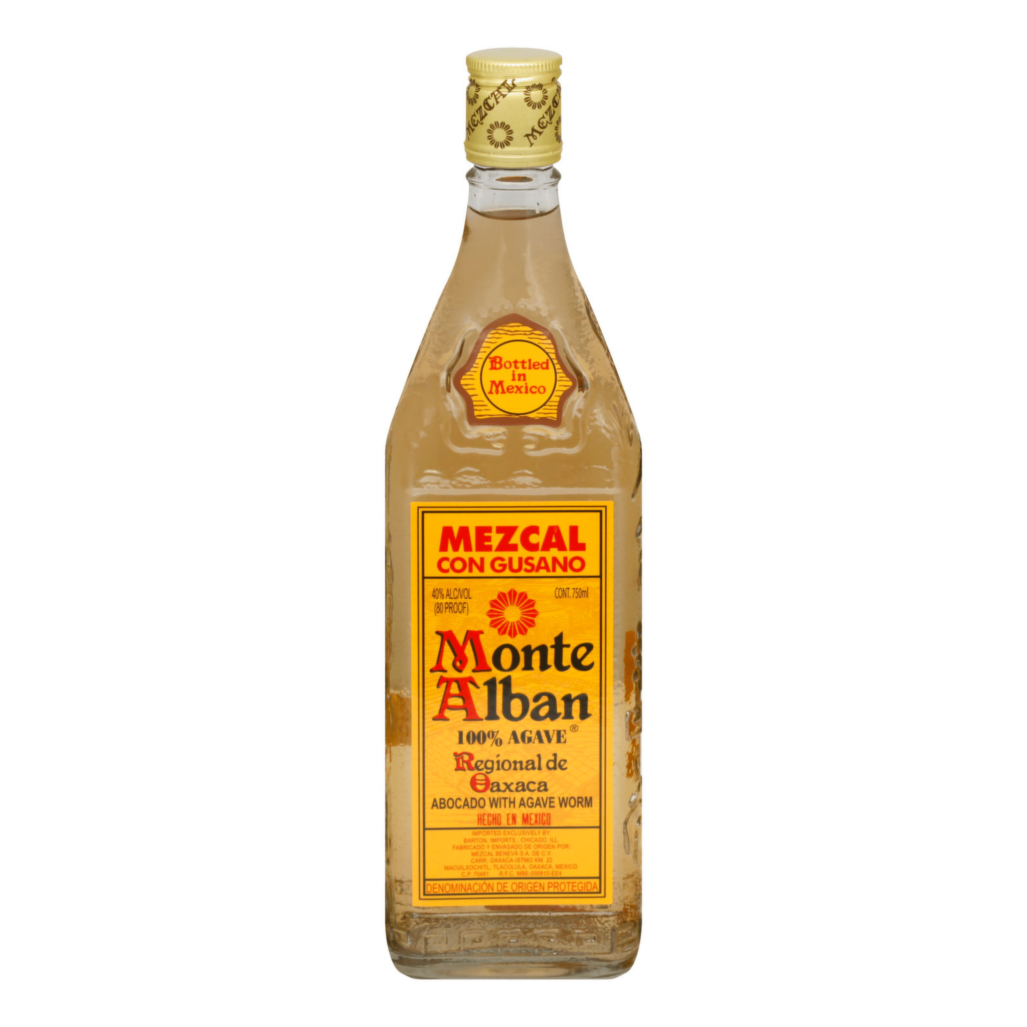 Monte Alban Mezcal Con Gusano - Liquor Boutique