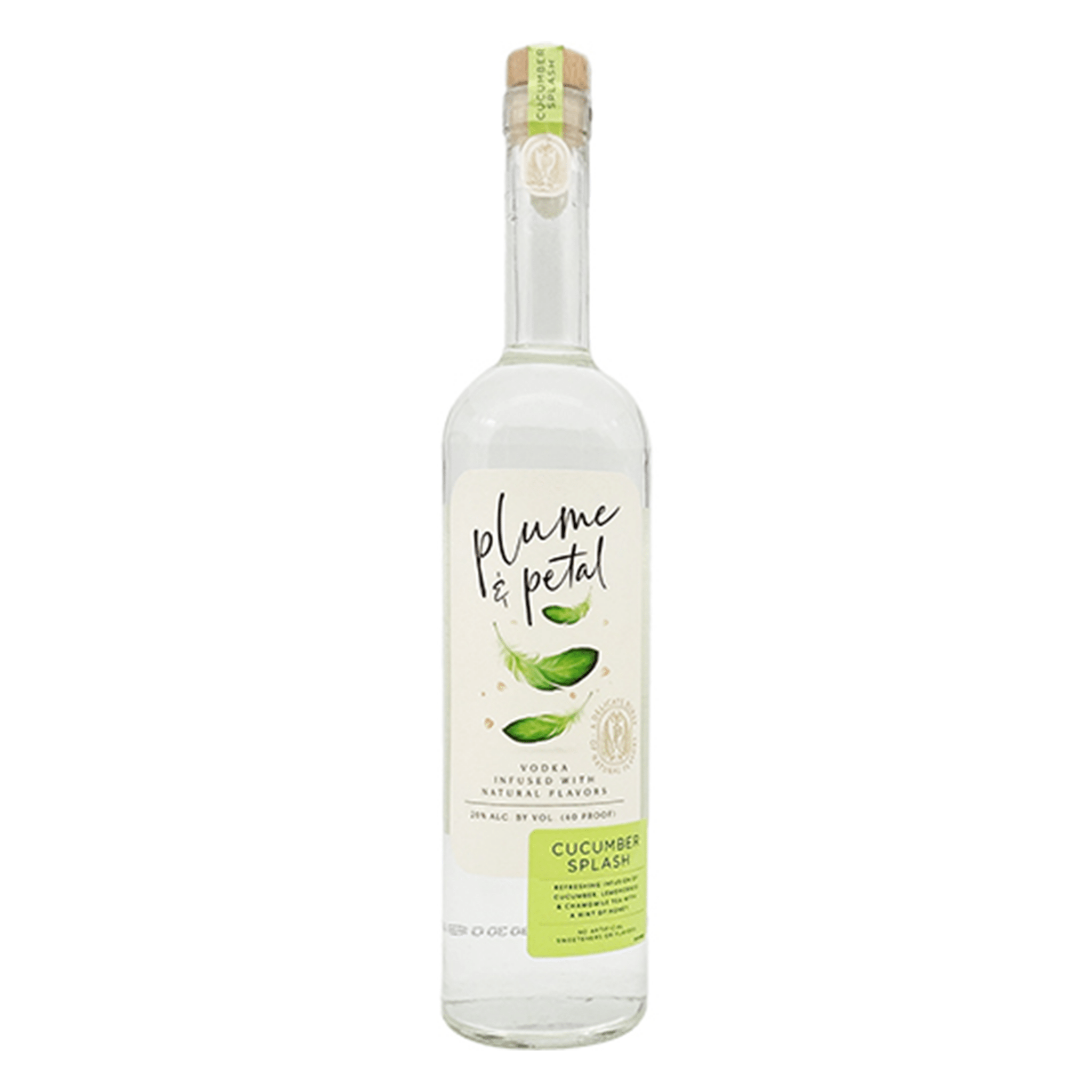 Plume & Petal Cucumber Splash Vodka - Liquor Boutique