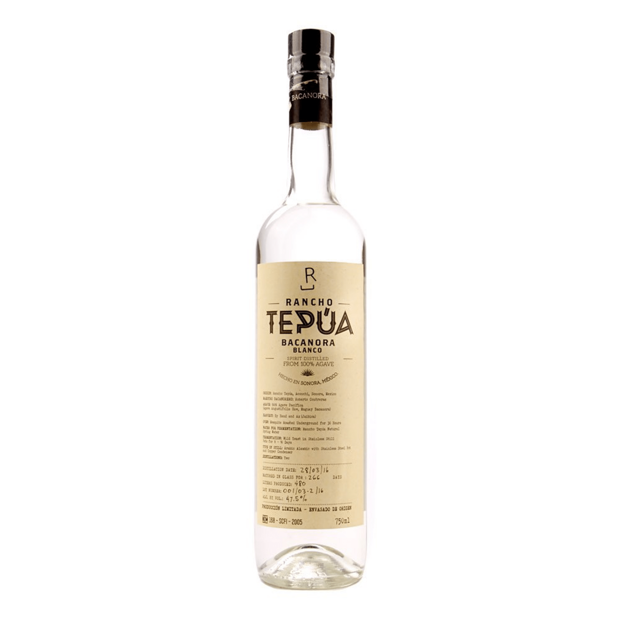 Rancho Tepua Bacanora Blanco Mezcal - Liquor Boutique