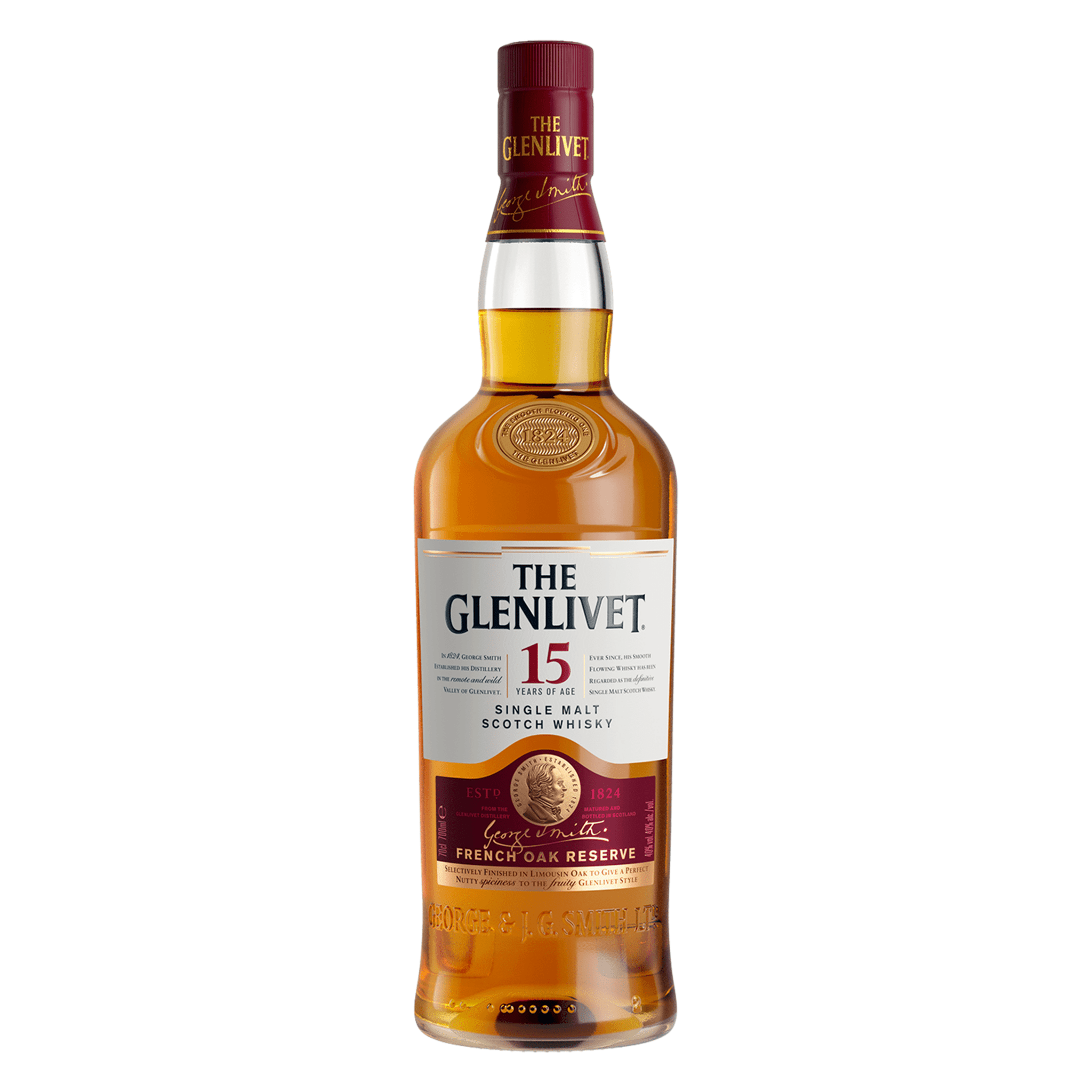 The Glenlivet 15 Year Old French Oak Reserve Scotch Whisky - Liquor Boutique
