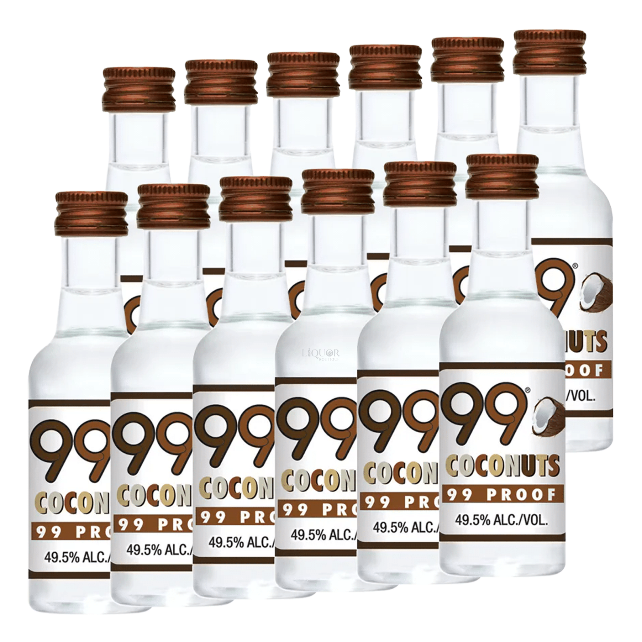 99 Coconut 12 Pack 50ml - Liquor Boutique