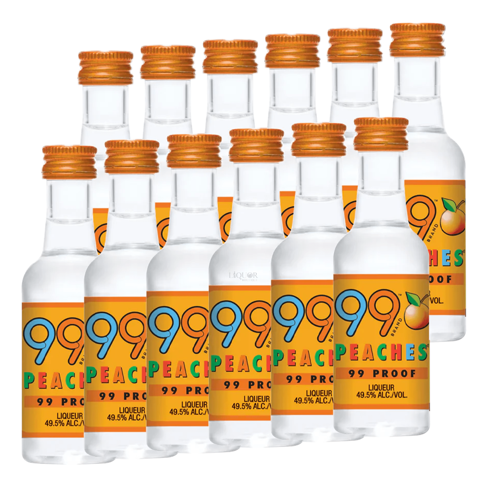 99 Peaches 12 Pack 50ml - Liquor Boutique