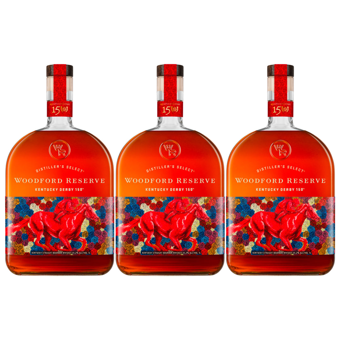 Woodford Reserve 150th Kentucky Derby 2024 1L 3-Pack