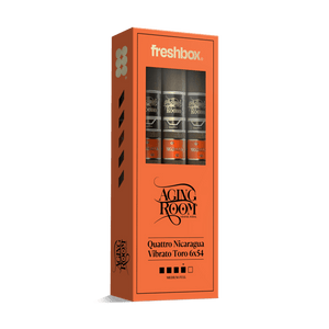 Aging Room Quattro Nicaragua Vibrato Toro 6x54 FreshBox | Cigar 3-Pack - Liquor Boutique