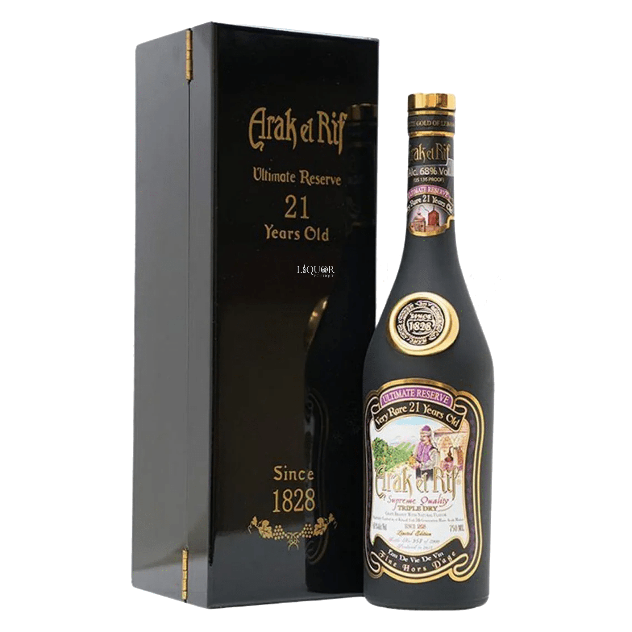 Arak El Rif Black 21 Year 750ml - Liquor Boutique
