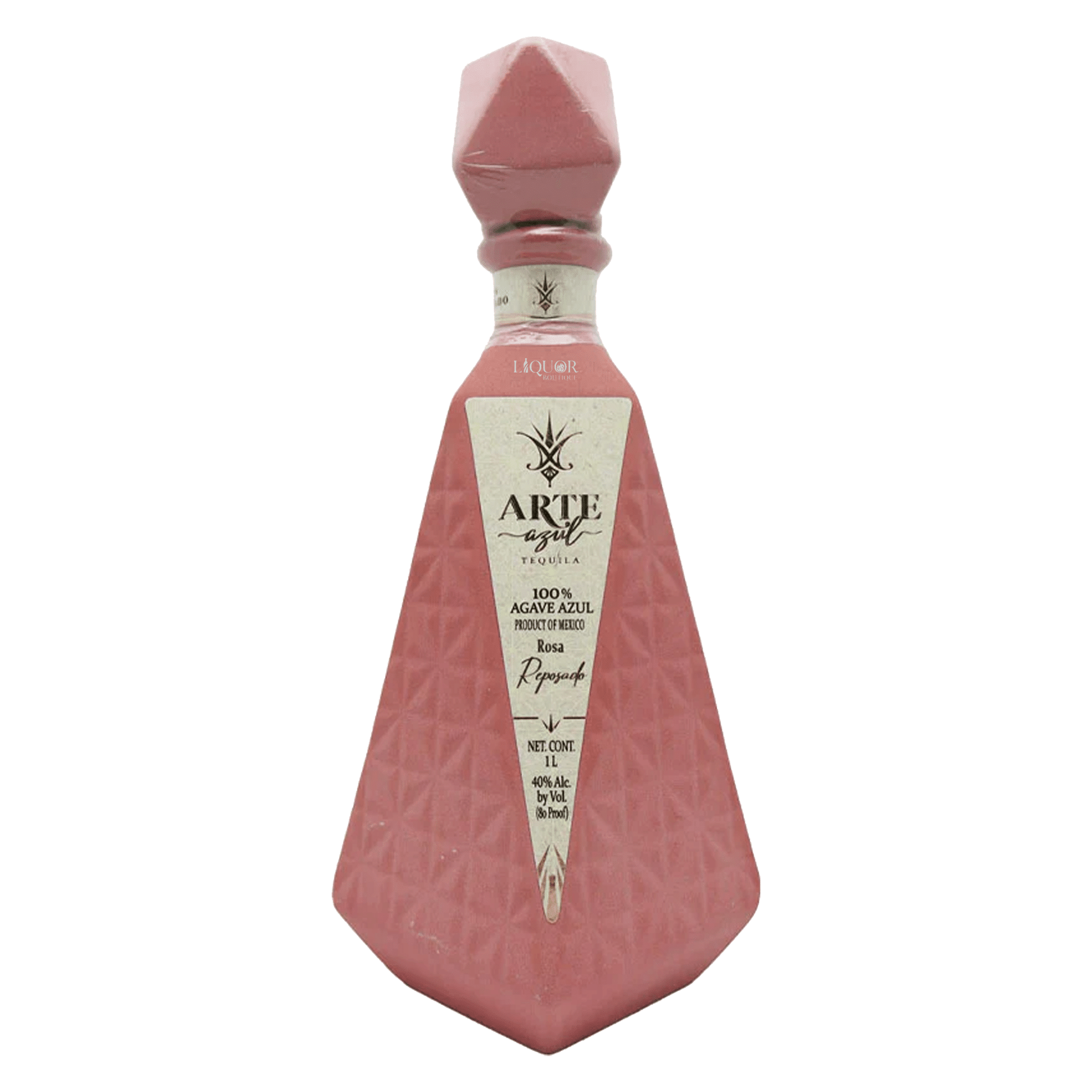 Arte Azul Rosa Reposado Ceramica Tequila 1L - Liquor Boutique