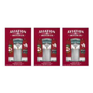 Aviation Gin Wrexham AFC Scarf Gift Set 750ml - Liquor Boutique