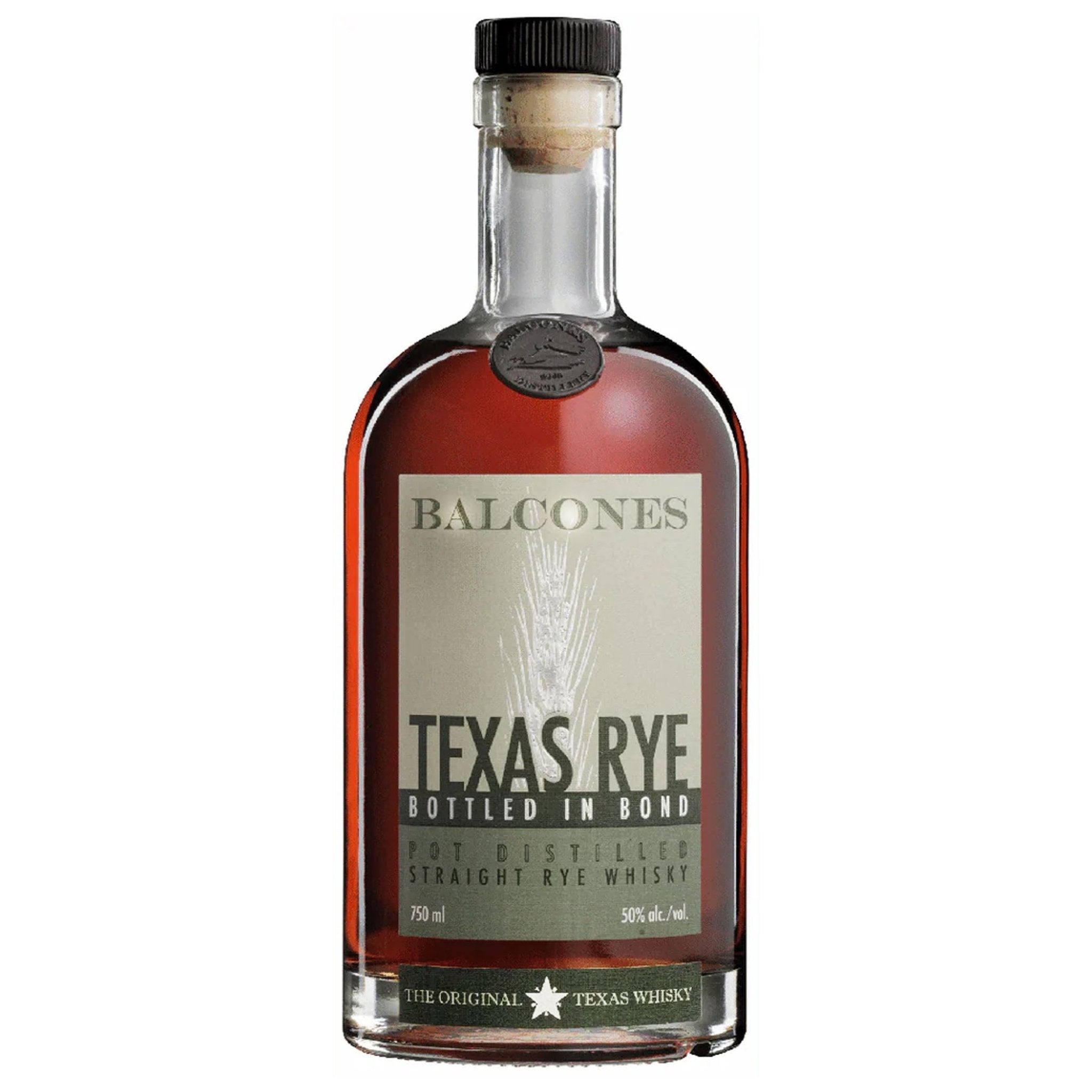 Balcones Texas Rye Bottled-in-Bond 100 Proof 750ml - Liquor Boutique