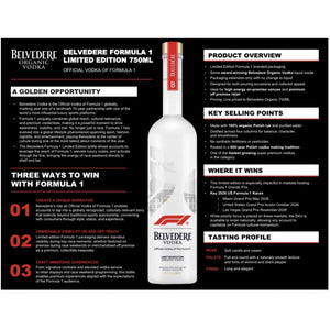 Belvedere Formula 1 Limited Edition Vodka 750ml - Liquor Boutique