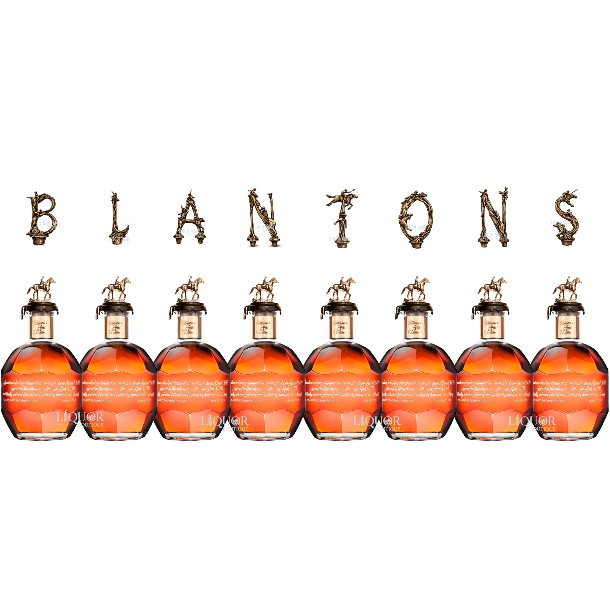 Blanton's Gold Label Full Set Horse Collection 8 Pack – Liquor