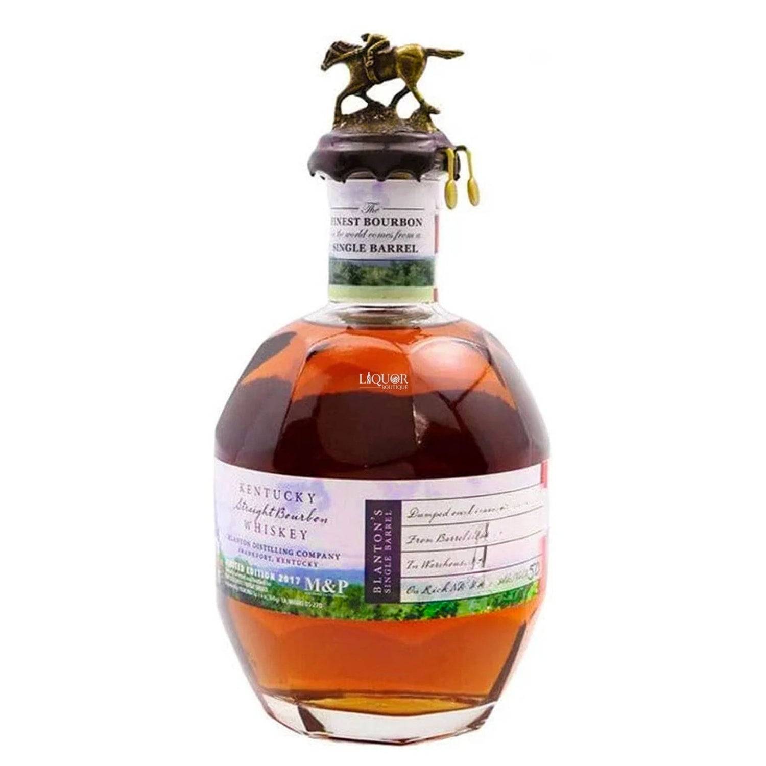 Blanton’s 2017 VIII M&P Limited Edition Single Barrel Bourbon Whiskey - Liquor Boutique