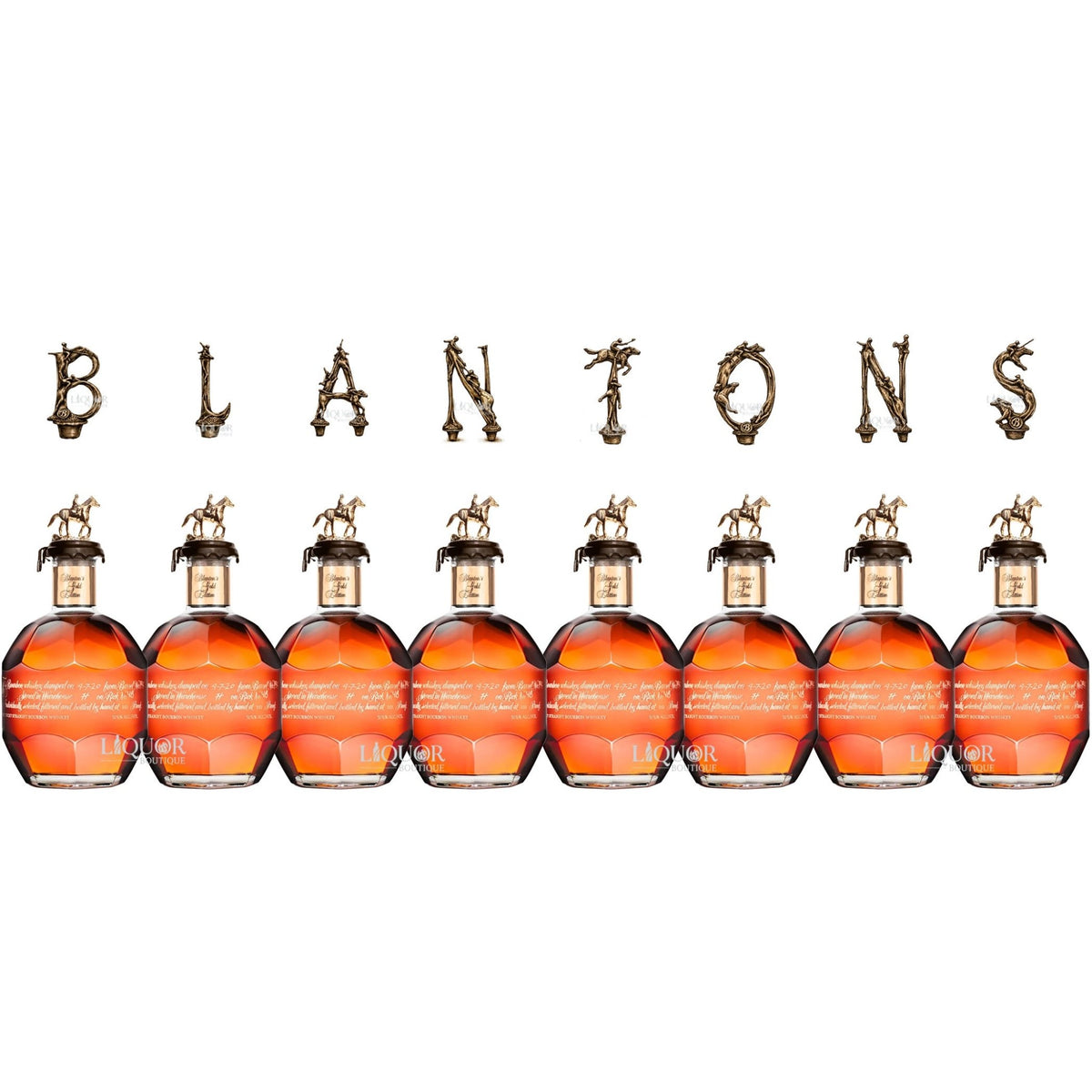 Blanton's Gold Label Full Set Horse Collection 8 Pack - Liquor Boutique