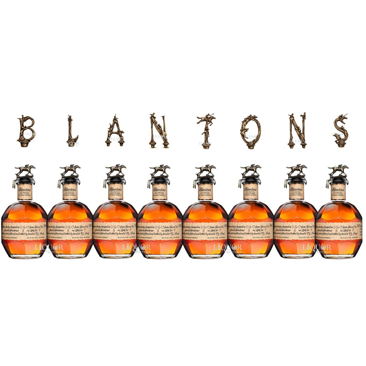 Blanton's Single Barrel Full Set Horse Collection 8 Pack - Liquor Boutique