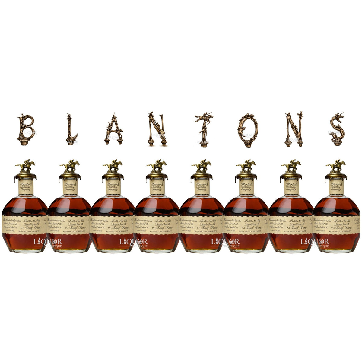 Blanton’s Special Reserve Red Label Full Set Horse Collection 8 Pack - Liquor Boutique