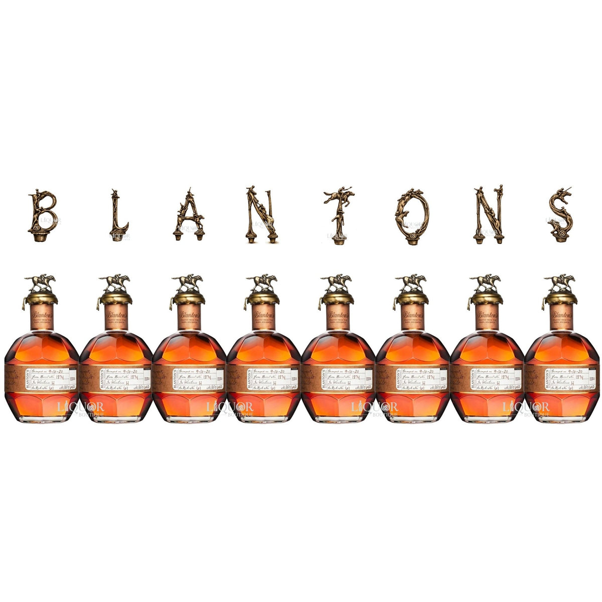 Blanton’s Straight From The Barrel Full Set Horse Collection 8 Pack - Liquor Boutique