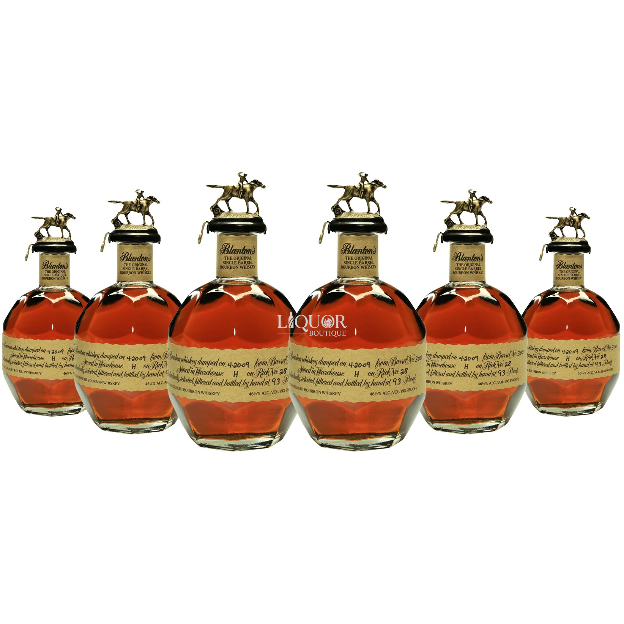 ブラントン Blanton's Single Barrel 6本 Blanton's Kentucky Single Barrel Bourbon Whiskey – Liquor Boutique