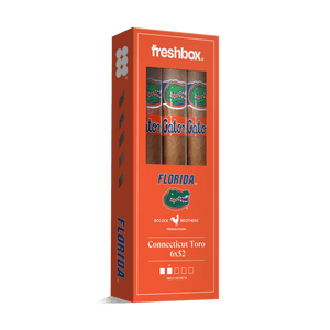 Boccock Brothers Florida Connecticut 6x52 FreshBox | Cigar 3-Pack - Liquor Boutique