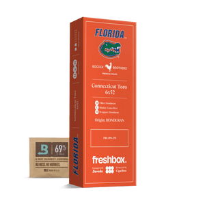 Boccock Brothers Florida Connecticut 6x52 FreshBox | Cigar 3-Pack - Liquor Boutique