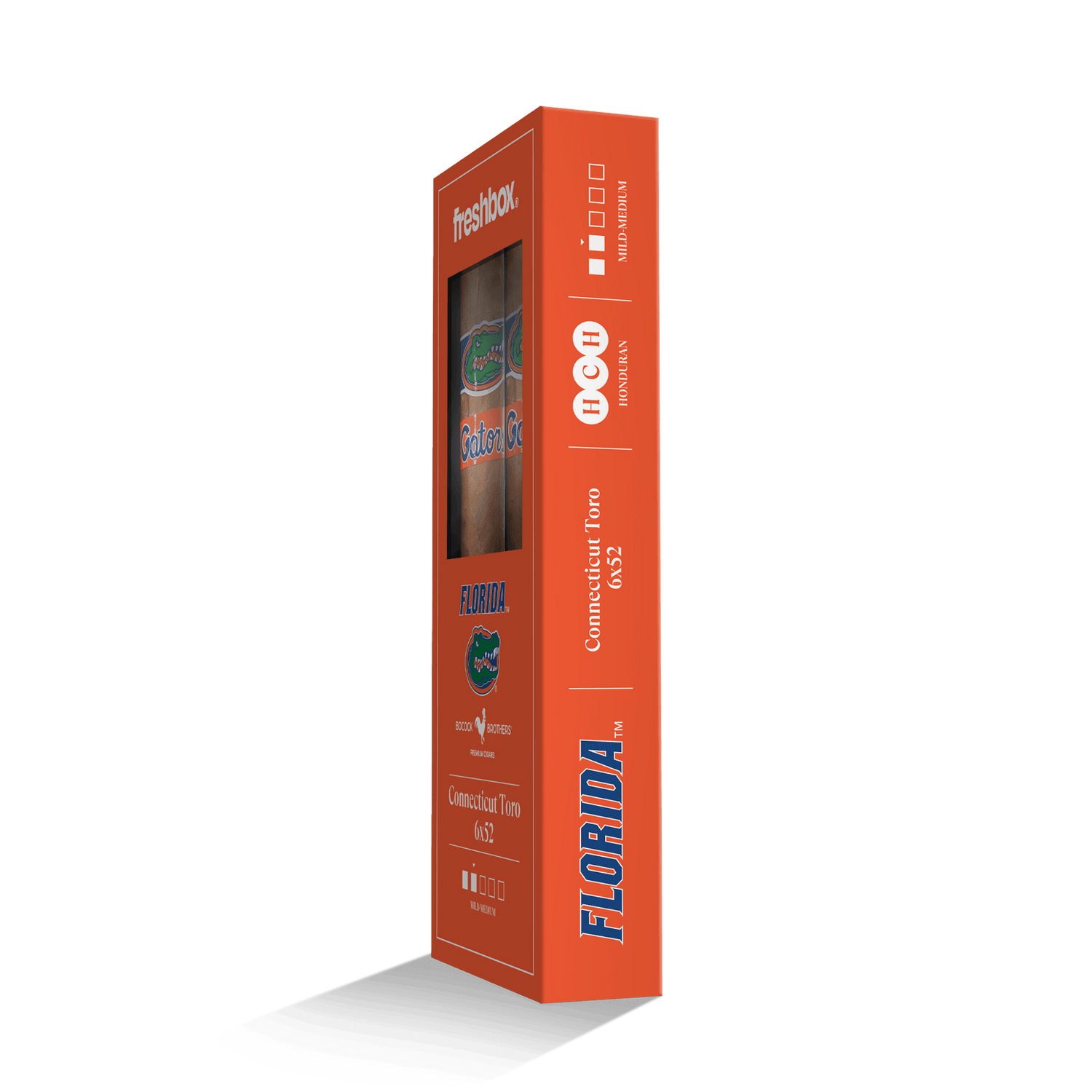 Boccock Brothers Florida Connecticut 6x52 FreshBox | Cigar 3-Pack - Liquor Boutique