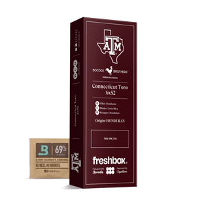 Boccock Brothers Texas A&M Connecticut 6x52 FreshBox | 3-Pack