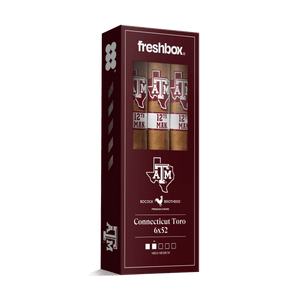 Boccock Brothers Texas A&M Connecticut 6x52 FreshBox | 3-Pack