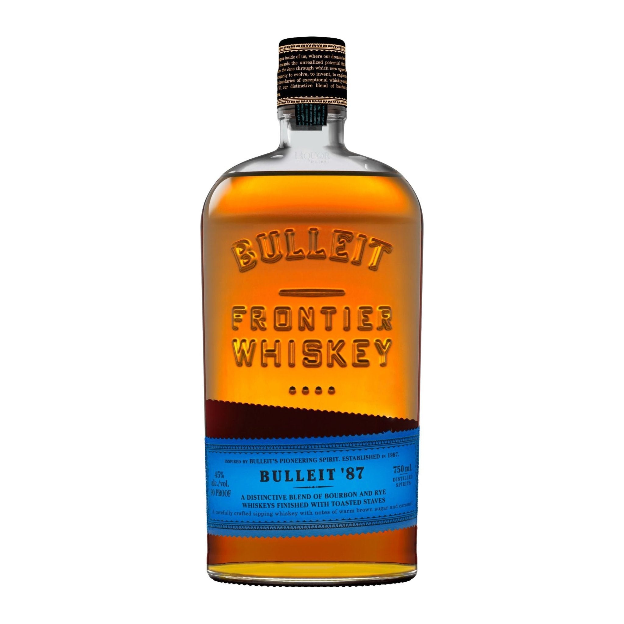 Bulleit 87 Kentucky Straight Bourbon Whiskey 750ml – Liquor Boutique