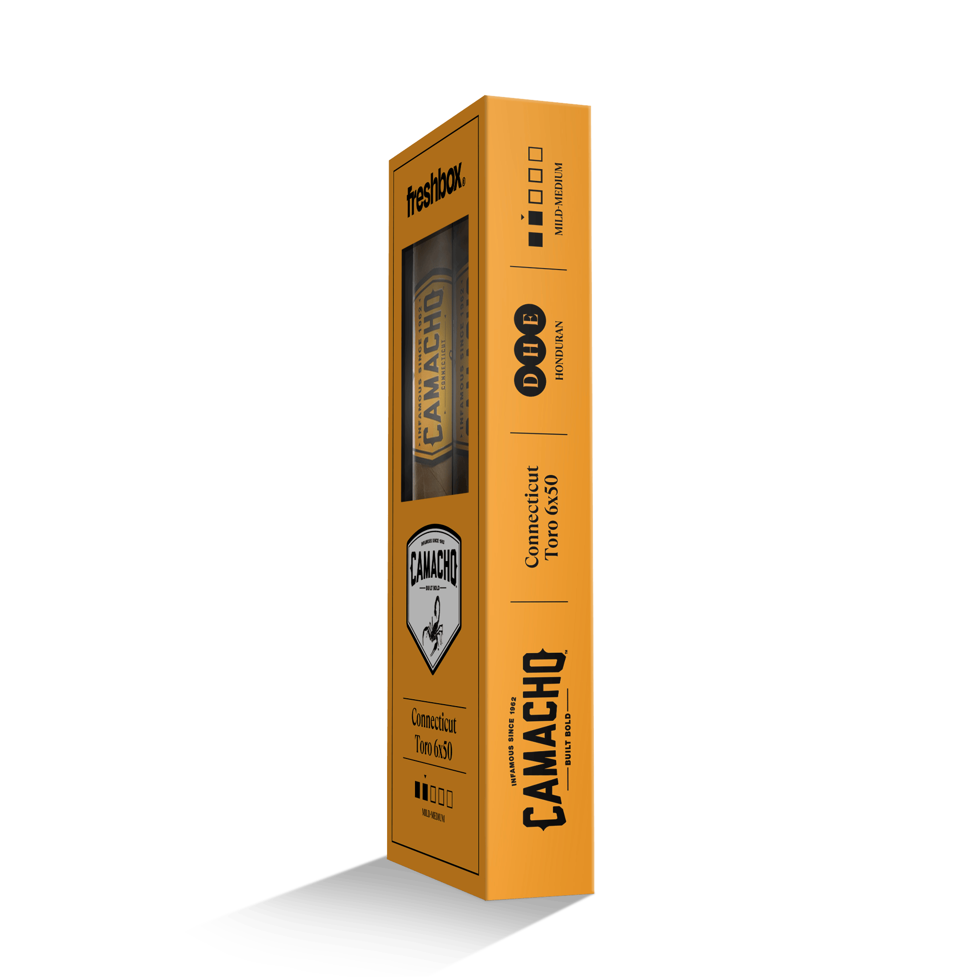 Camacho Connecticut Toro 6x50 FreshBox | 3-Pack