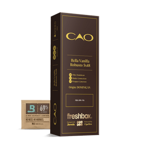 CAO Bella Vanilla Robusto 5x48 FreshBox | Cigar 3-Pack - Liquor Boutique