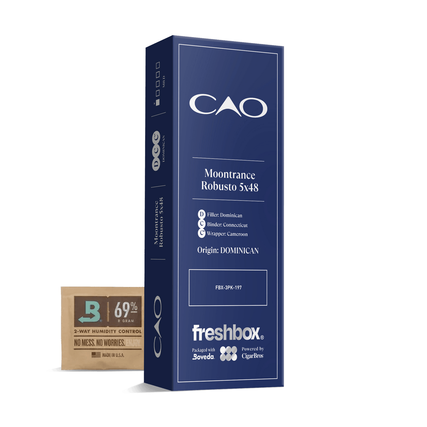 CAO Moontrance Robusto 5x48 FreshBox | Cigar 3-Pack - Liquor Boutique